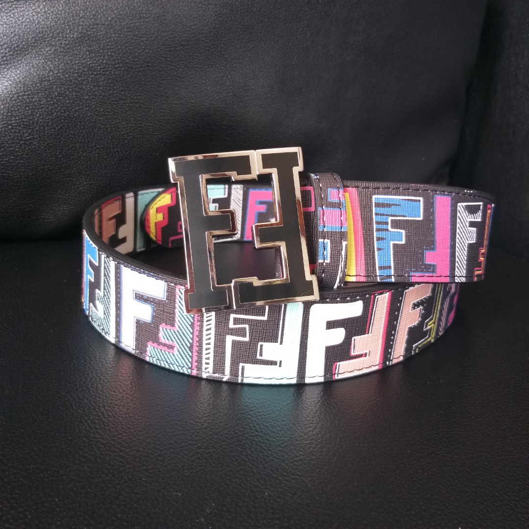 Fendi belt multicolor sale