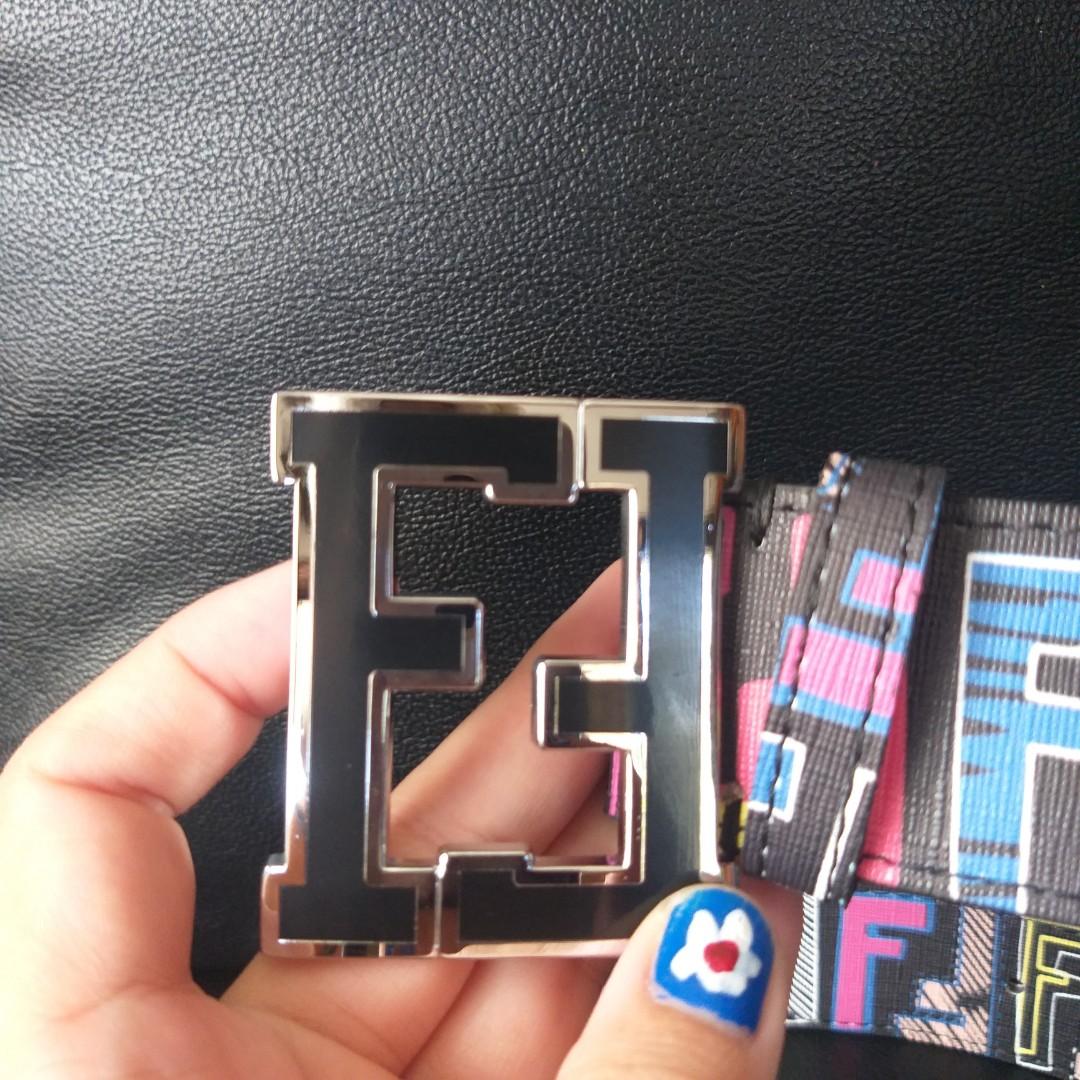 Fendi cheap cartoon belt
