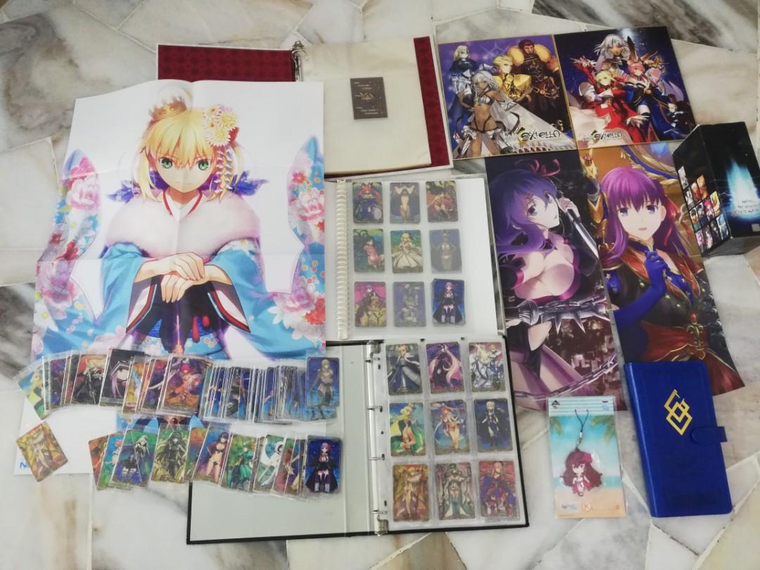 Fgo Fate Grand Order Wafer Cards Poster Autograph J Pop On Carousell