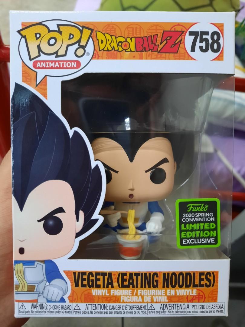 Funko Pop Dragon Ball Z Vegeta Eating Noodles Spring Convention Limited Edition Exclusive Toys Games Action Figures Collectibles On Carousell Funko Pop Dragon Ball Z Vegeta Eating Noodles Spring Convention Limited Edition Exclusive Toys Games Action Figures Collectibles On Carousell
