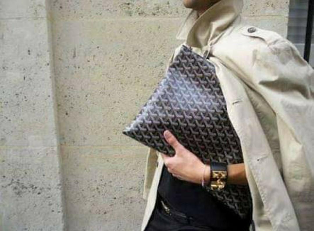goyard file bag