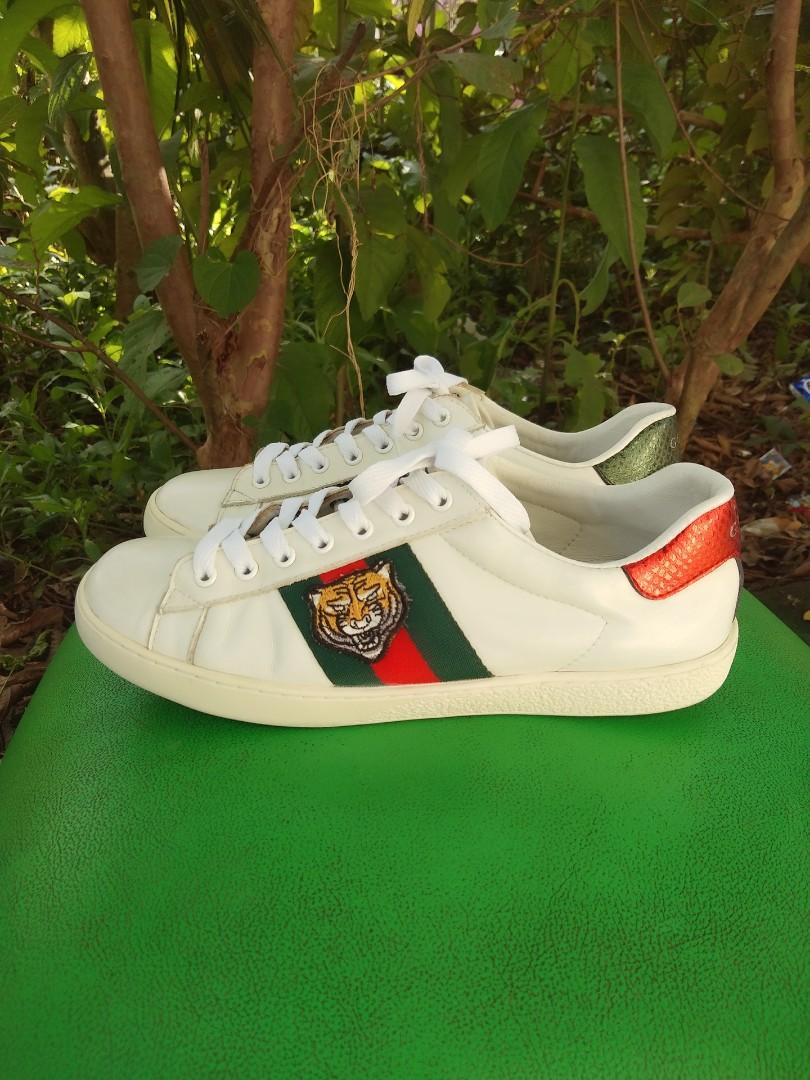GUCCI Ace Tiger Sneakers Size 39, Luxury, Sneakers Footwear on Carousell