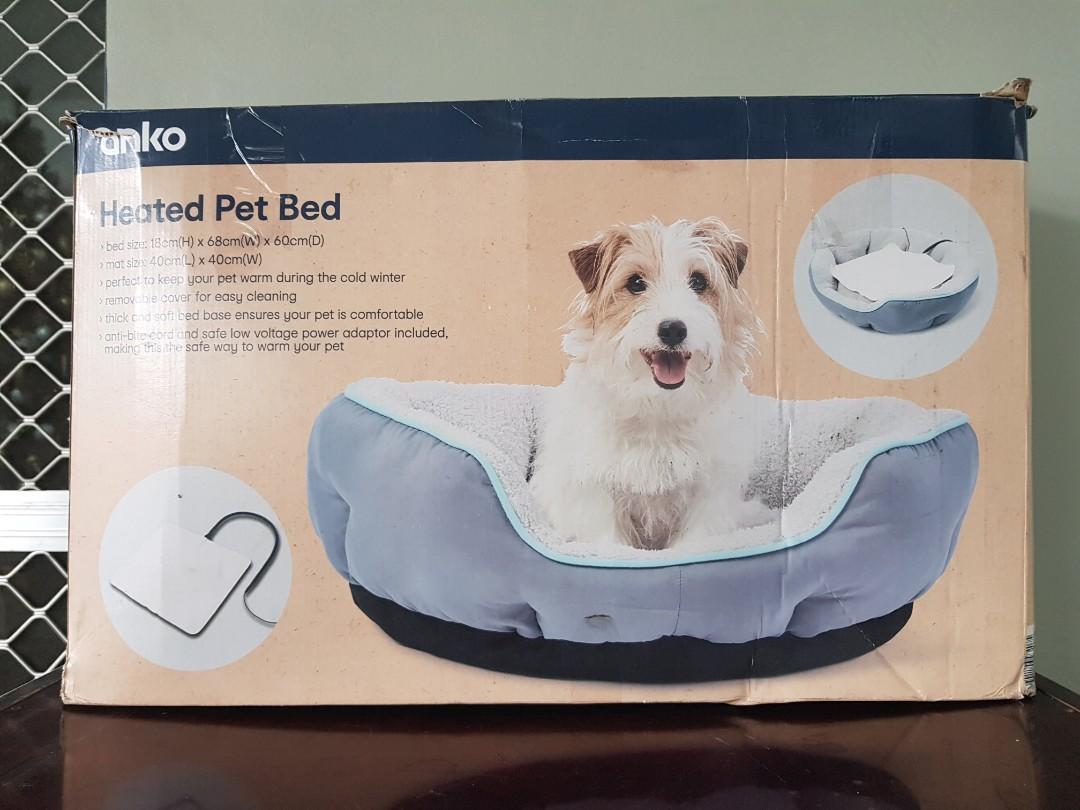 Anko heated cheap pet bed