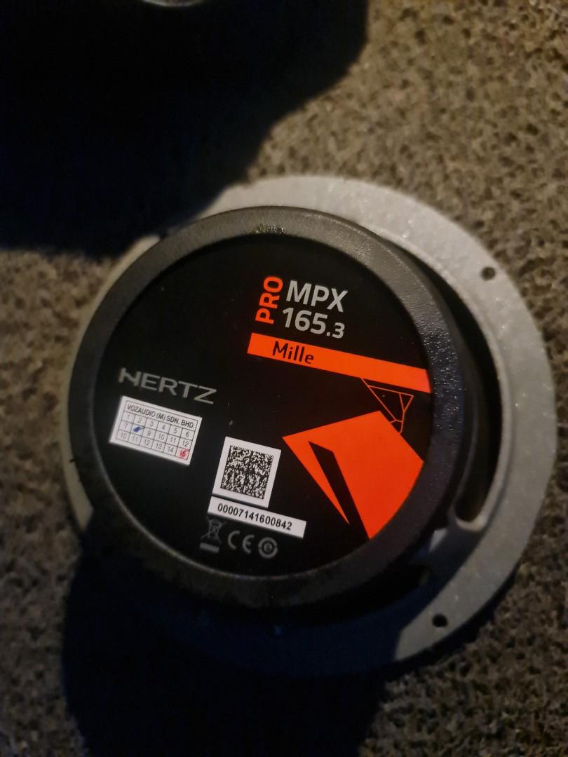 Hertz MPX 165 3 PRO 2 Speakers Coaxials Car Accessories Accessories hertz-mpx-165-3-pro-2-speakers-coaxials-car-accessories-accessories