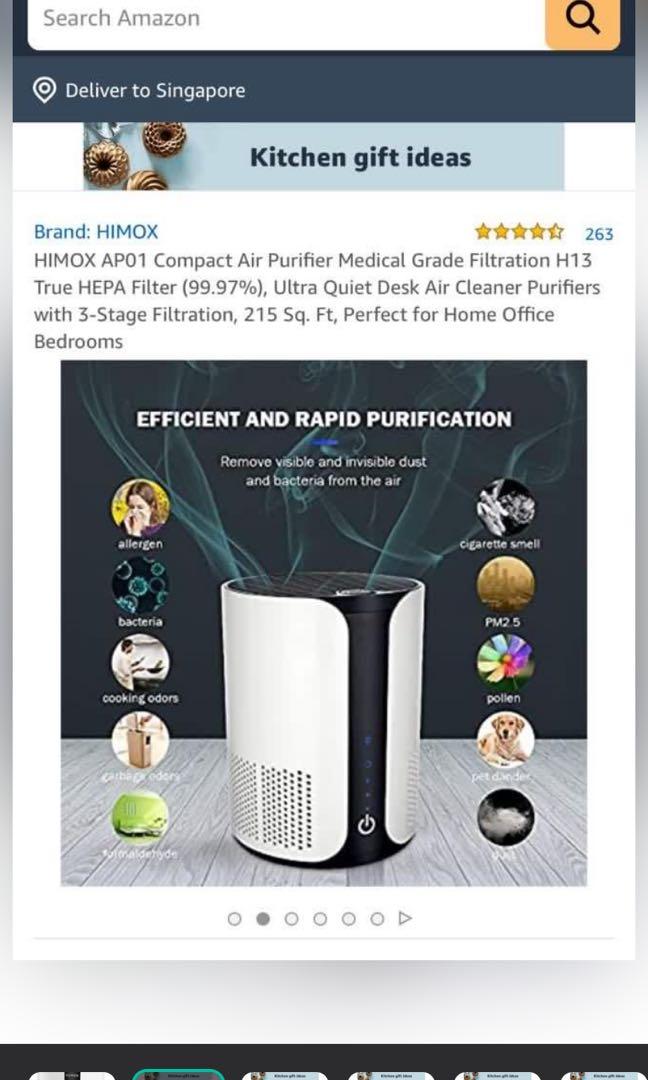 Himox ap01 compact shop air purifier