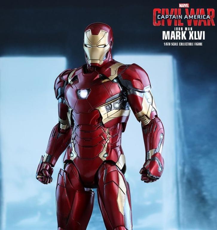Hot Toys Iron man Mark 46 Captain America Civil War Hobbies