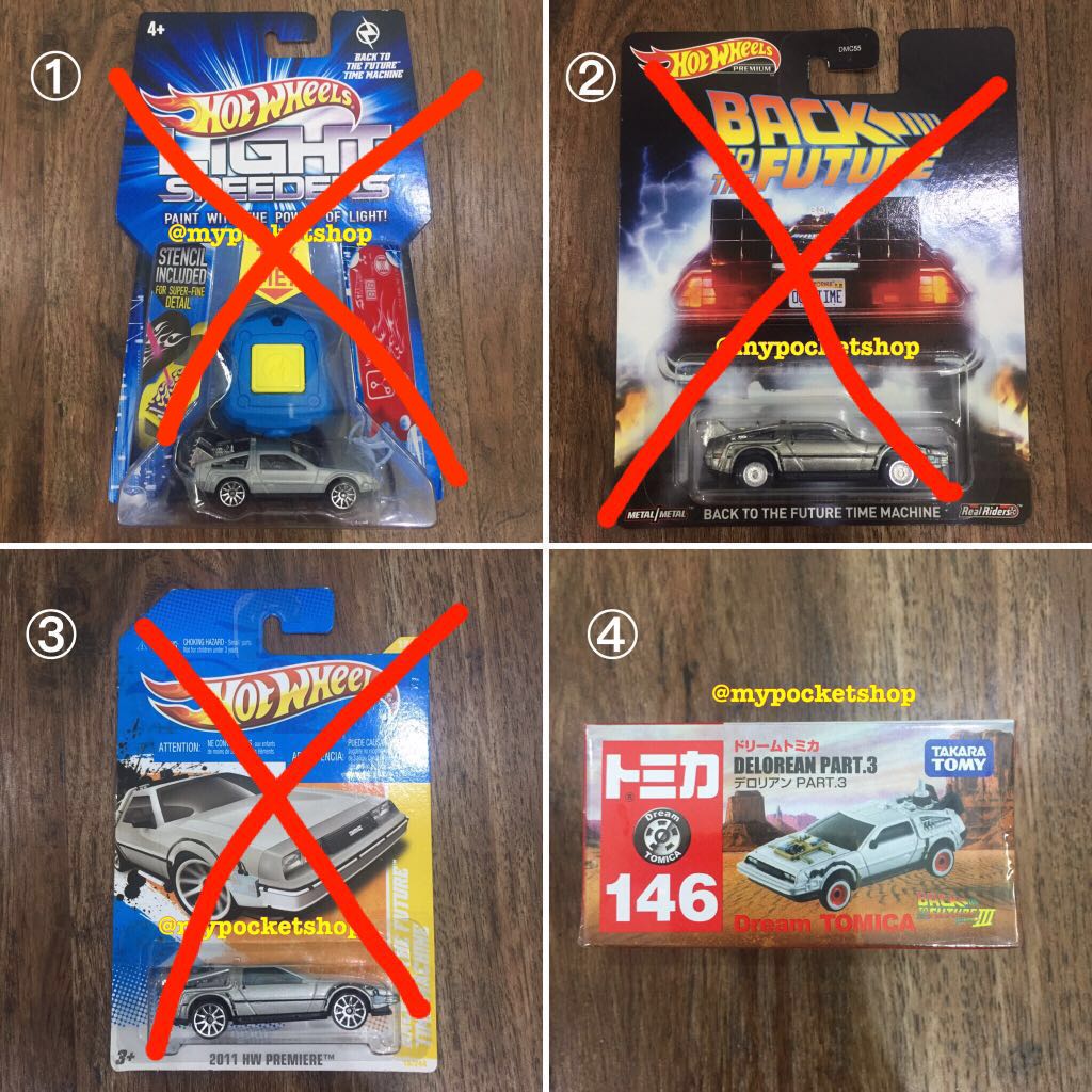 Hot Wheels BACK TO THE FUTURE TIME MACHINE Hotwheels Tomica