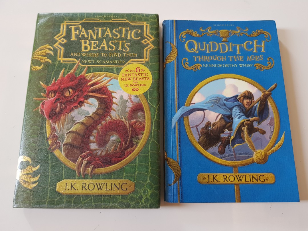 J.K. Rowling books (Fantastic Beasts/Quidditch), Hobbies & Toys, Books