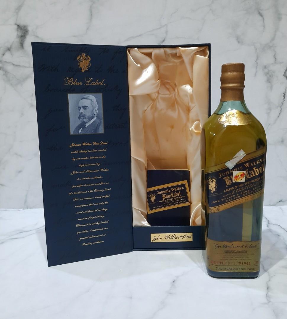 Jual Johnie Walker Blue Label Jw Blue 750 Ml Barang Yang Dicari Di Carousell
