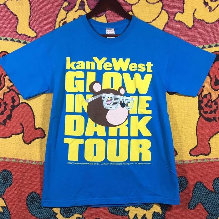 Kanye West Glow in the Dark Tour Tee, Men's Fashion, Tops & Sets