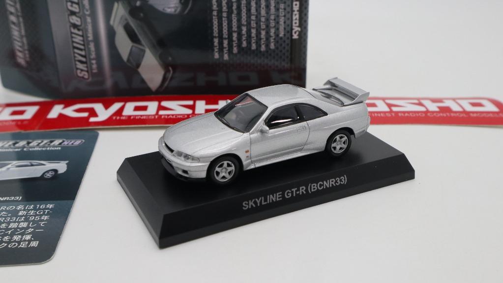 Kyosho 1 64 Nissan Skyline Gtr R33 nr33 Silver 玩具 遊戲類 玩具 Carousell