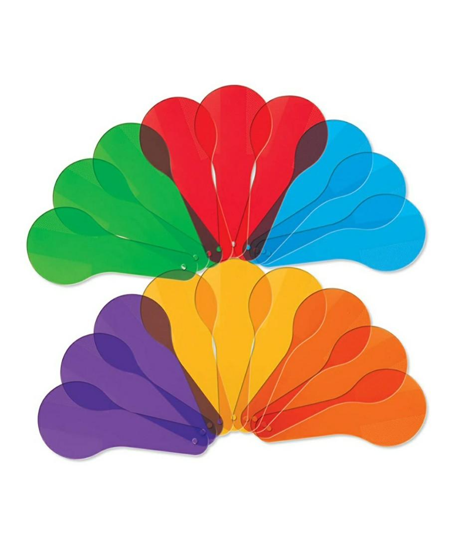 Learning Resources (Category: Assessment Books) located in Singapore. Submitted by sweetmadness (Listing ID 1054271887, Image 3). Description: Learning Resources Color Paddles Set of 18 - $8 Write and Wipe Pockets Set of 5 + 5 markers - sold.