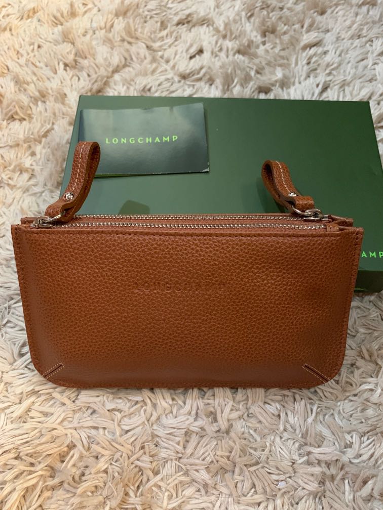 longchamp zip wallet