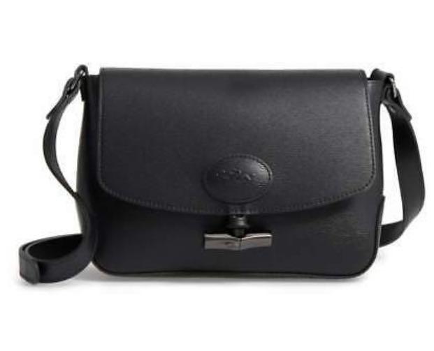 Longchamp black discount roseau crossbody bag