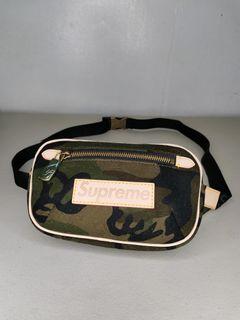 LV Supreme camo sling Bag