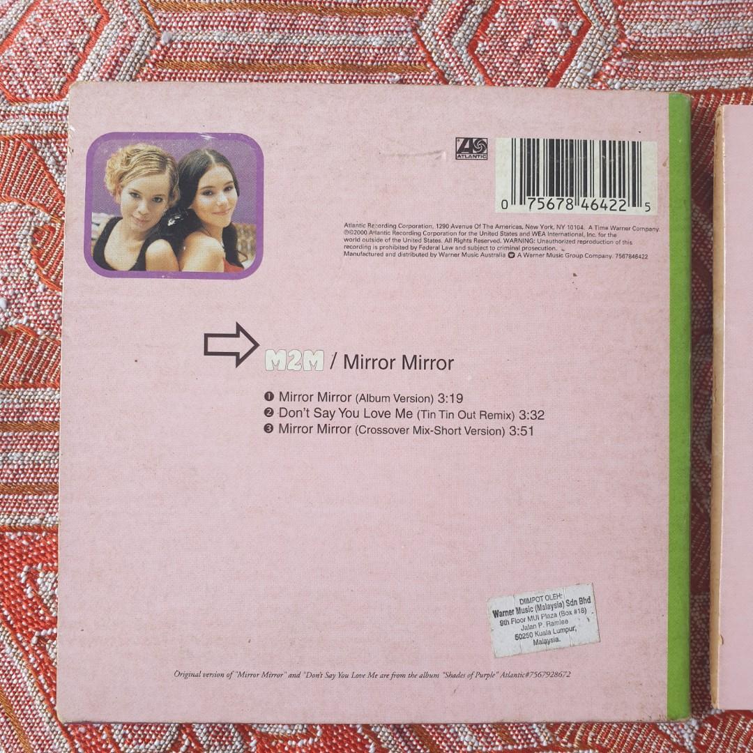 M2M Mirror Mirror 2000 CD Single + Poster, Hobbies & Toys, Music