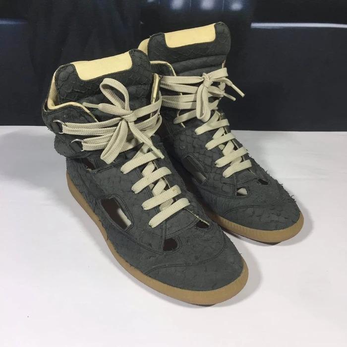 maison margiela cut out sneakers