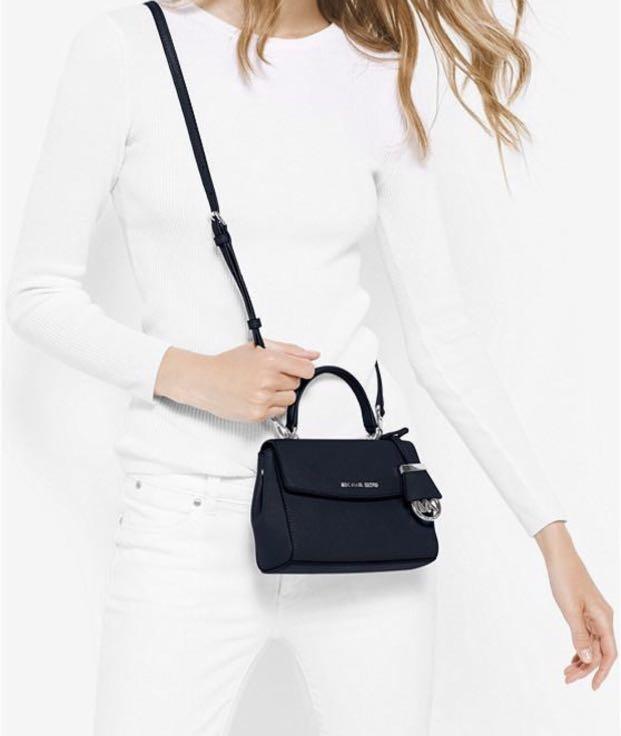 Ava small saffiano leather crossbody best sale