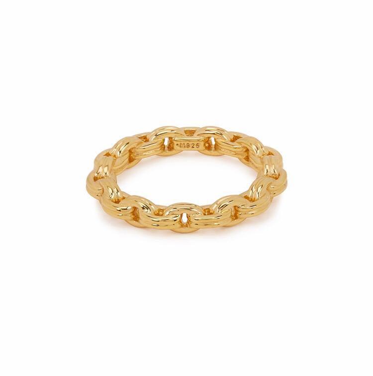 Missoma Gold Bond Ring Size O US 7 ring diameter 54.7mm