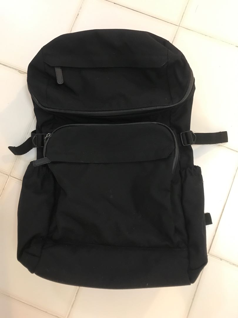 MUJI backpack black, Men's Fashion, Bags, Backpacks on Carousell