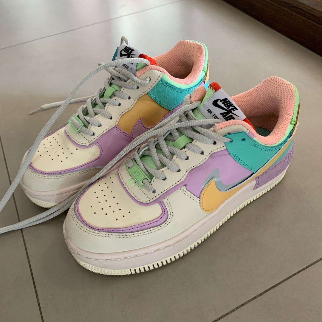 Nike Air Force 1 Shadow Pale Ivory, Women's Fashion, Footwear, Sneakers on Carousell