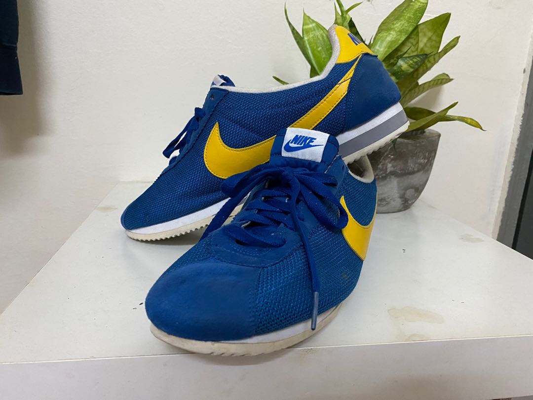 nike cortez biru
