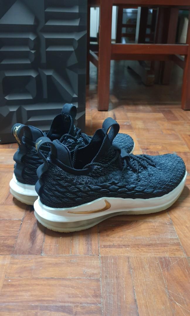 Nike Lebron 15 Low - Black/Gold, Men'S Fashion, Footwear, Sneakers On  Carousell