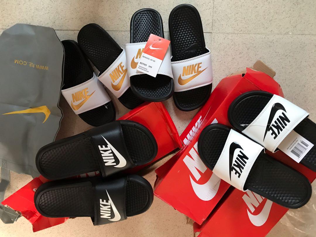 nike slides rubber