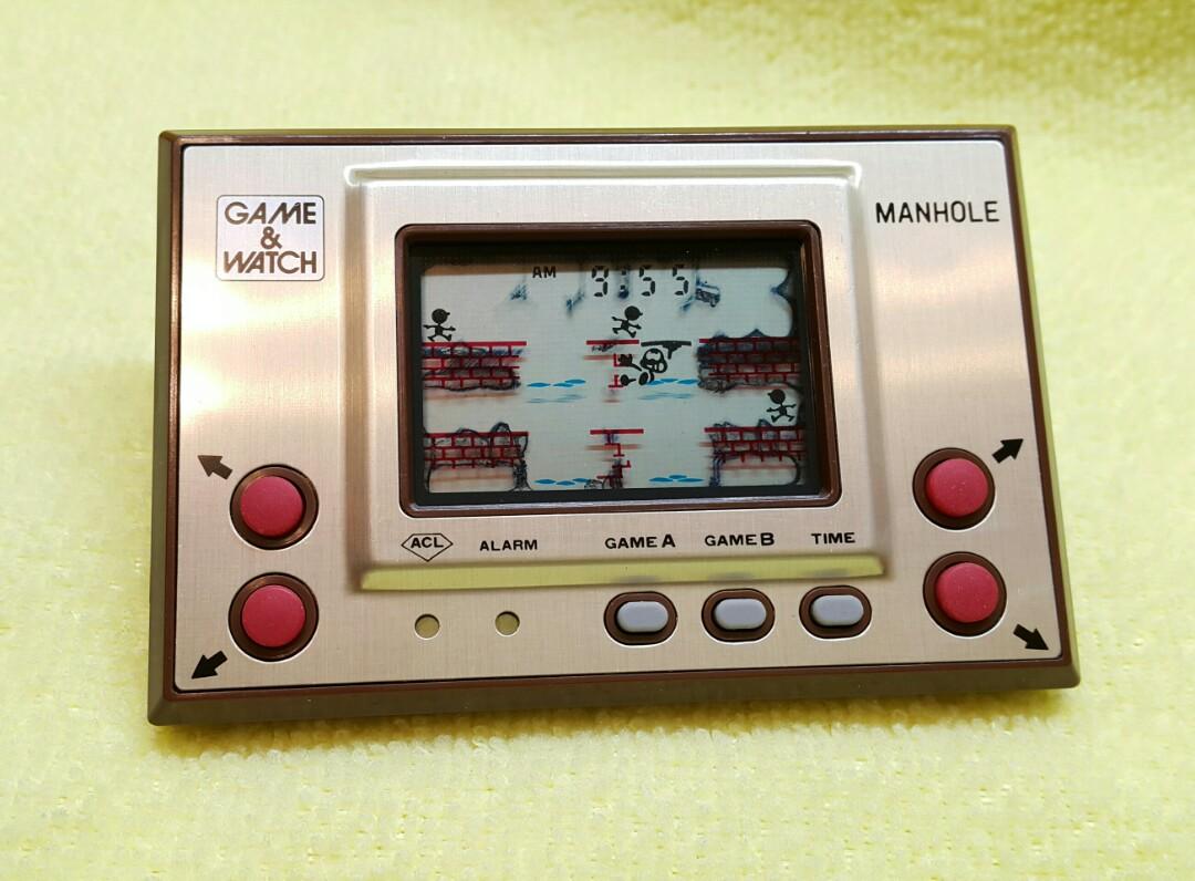 Nintendo 任天堂Manhole 過橋抽板遊戲機，MH-06，Game and Watch