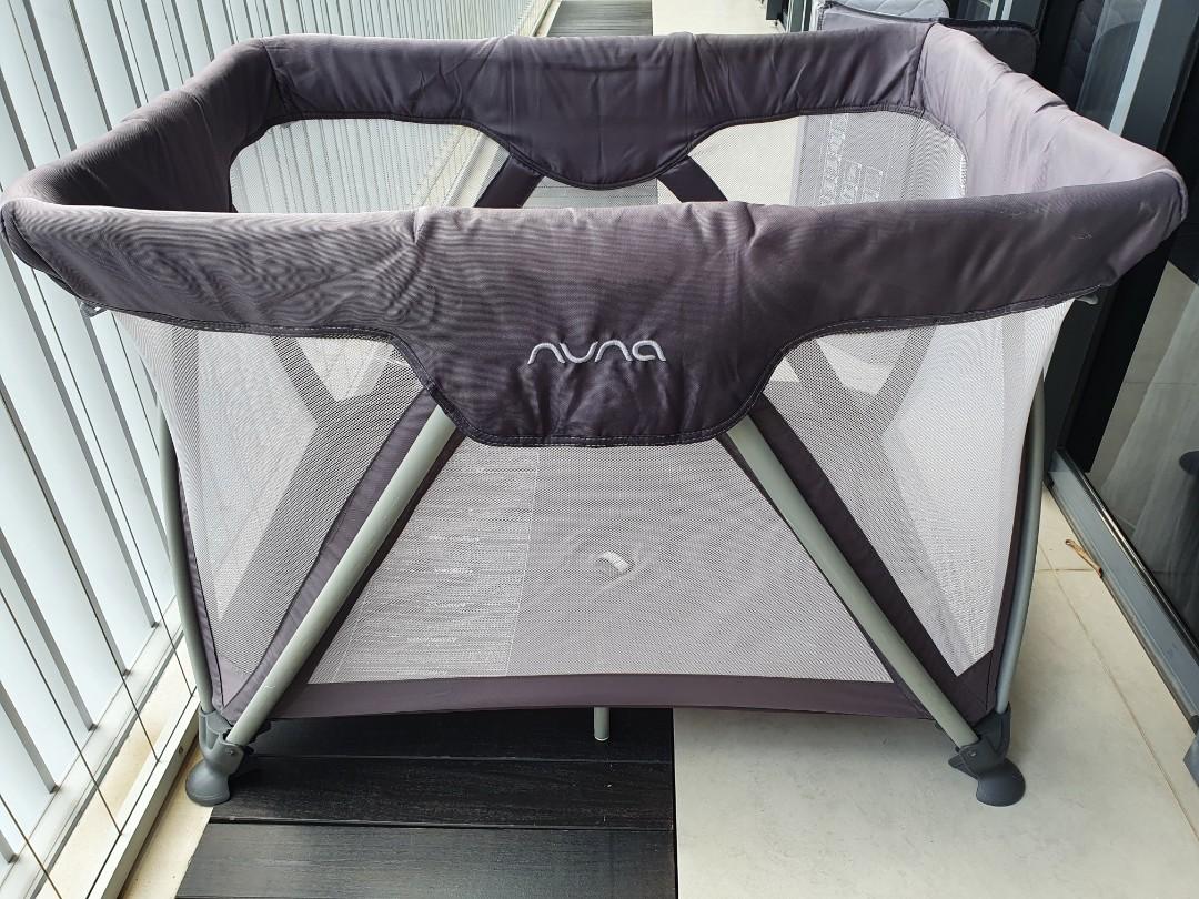 Nuna Sena Travel Cot Graphite (Selfpickup, Nonnego), Babies & Kids
