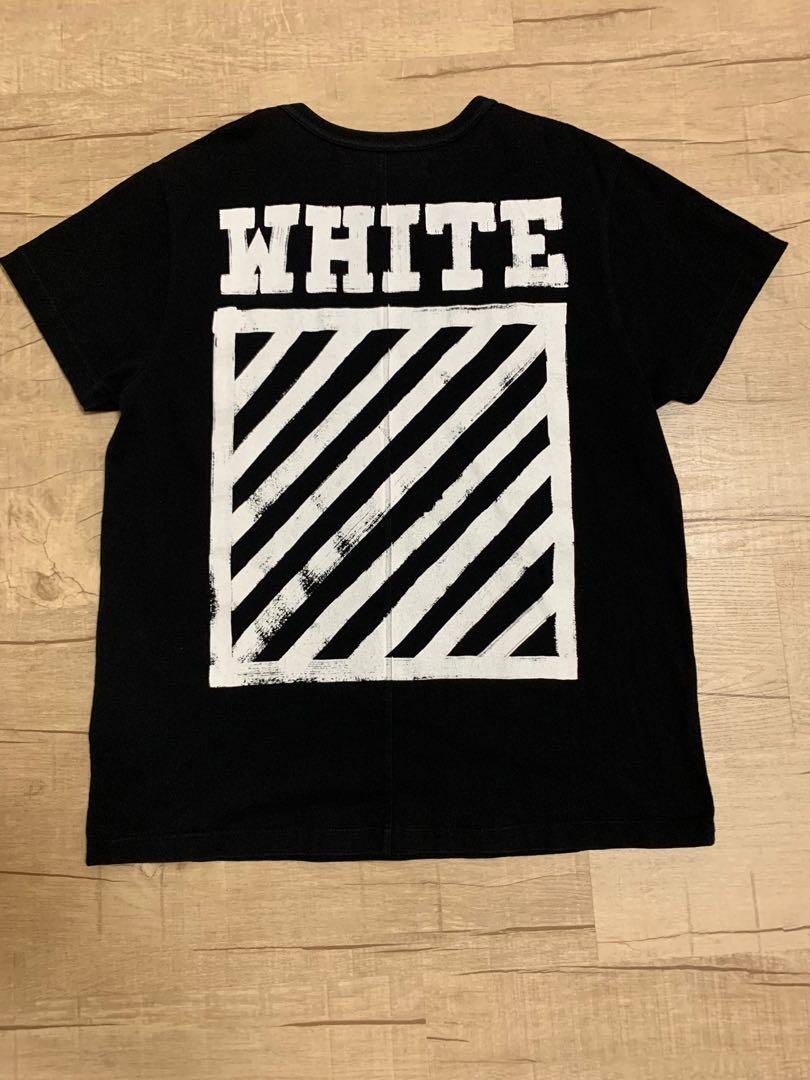 Off white tee, Men's Fashion, Tops & Sets, Tshirts & Polo Shirts on Carousell