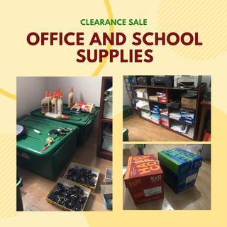 OFFICE AND SCHOOL SUPPLIES
