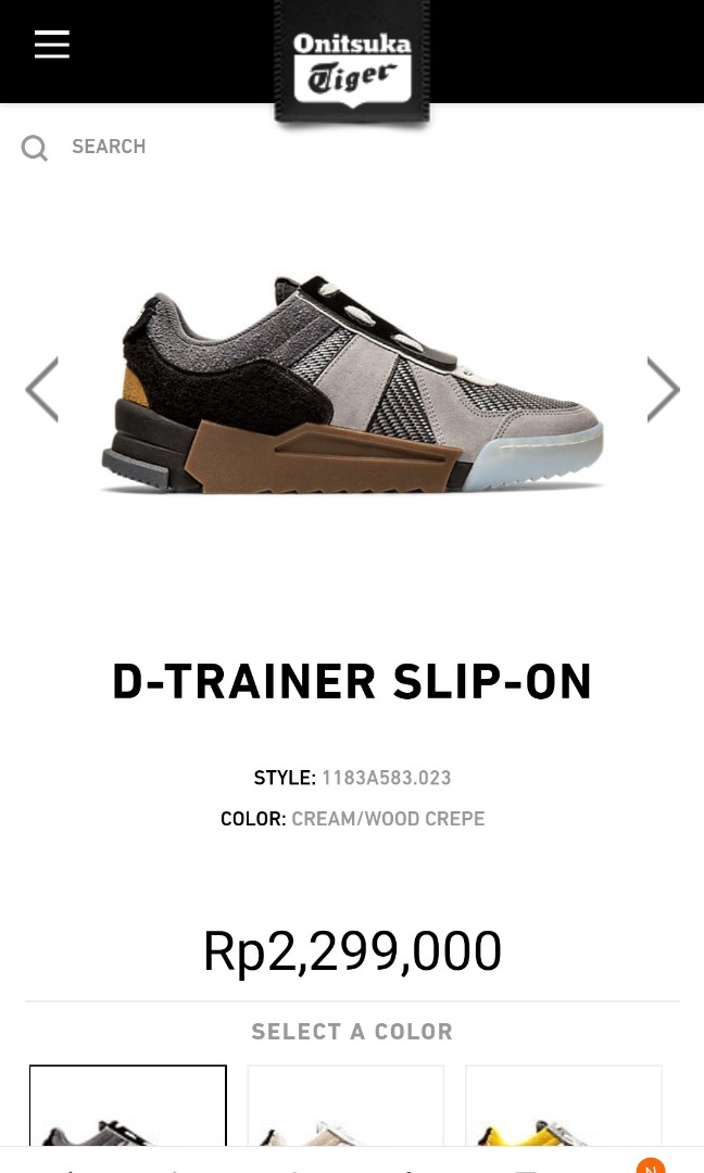 Onitsuka tiger d trainer 2025 slip on