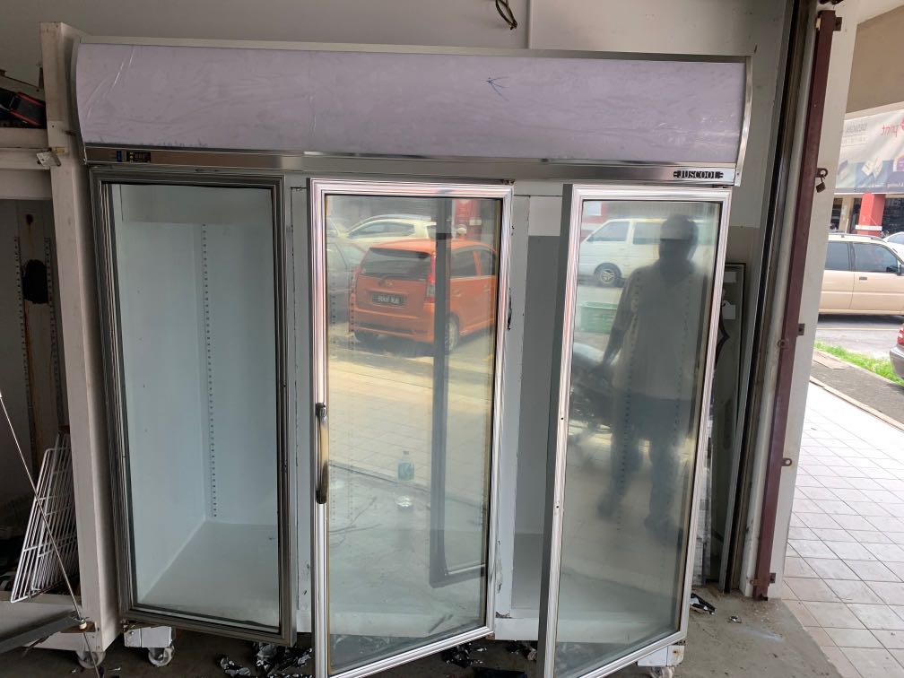 Peti Sejuk Kedai Chiller 3 Pintu Kitchen Appliances On Carousell