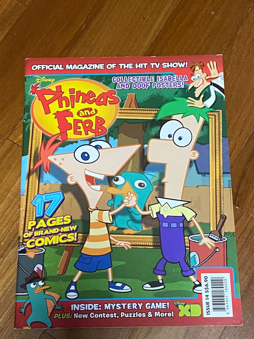 Phineas and Ferb Magazine, Books & Stationery, Magazines & Others on ...