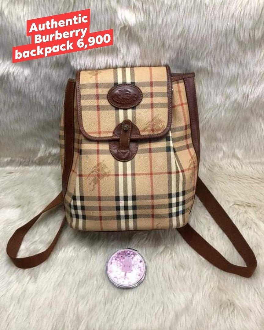 Pre Christmas sale!!)Authentic Burberry, Women's Fashion, Bags & Wallets,  Backpacks on Carousell