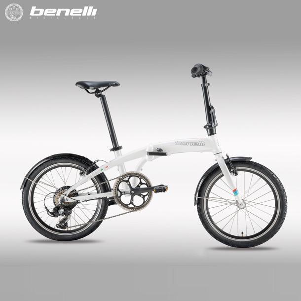 Sold Out 20 Inch Benelli Foldable Bike in White Design in Italy