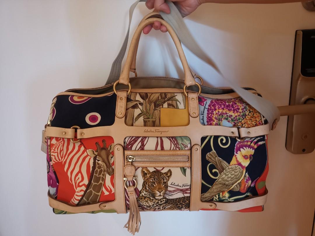 Salvatore ferragamo hotsell animal print bag