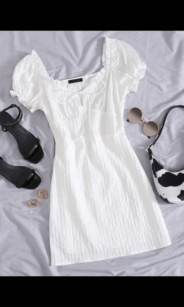 SHEIN white Dress short