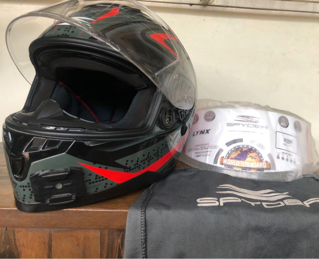 Spyder Lynx Helmet Used Motorbikes Motorbike Parts