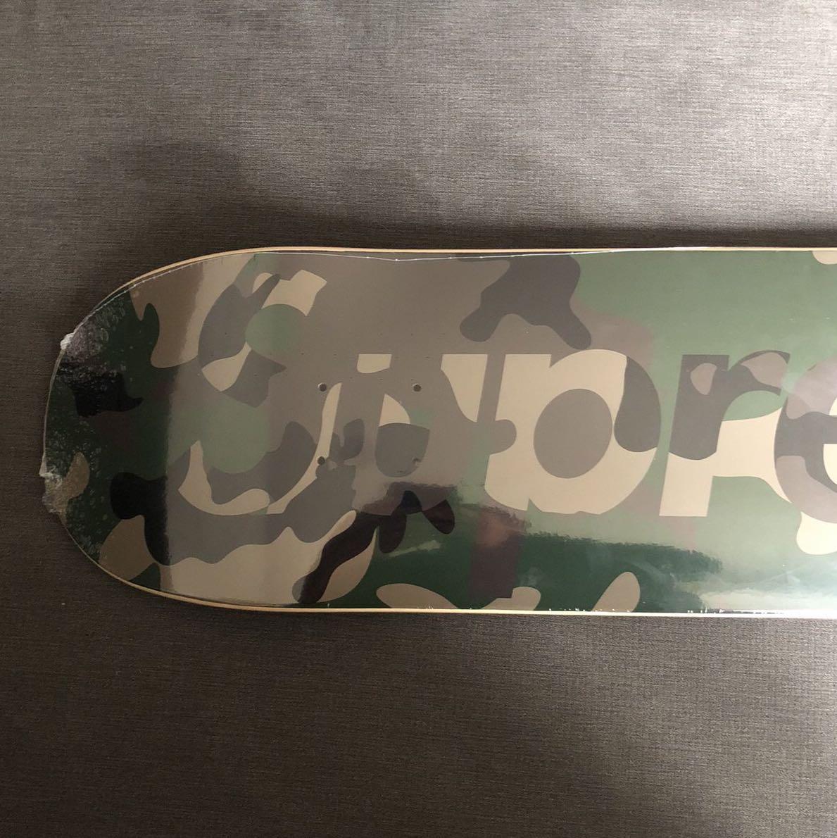 supreme camo skateboard