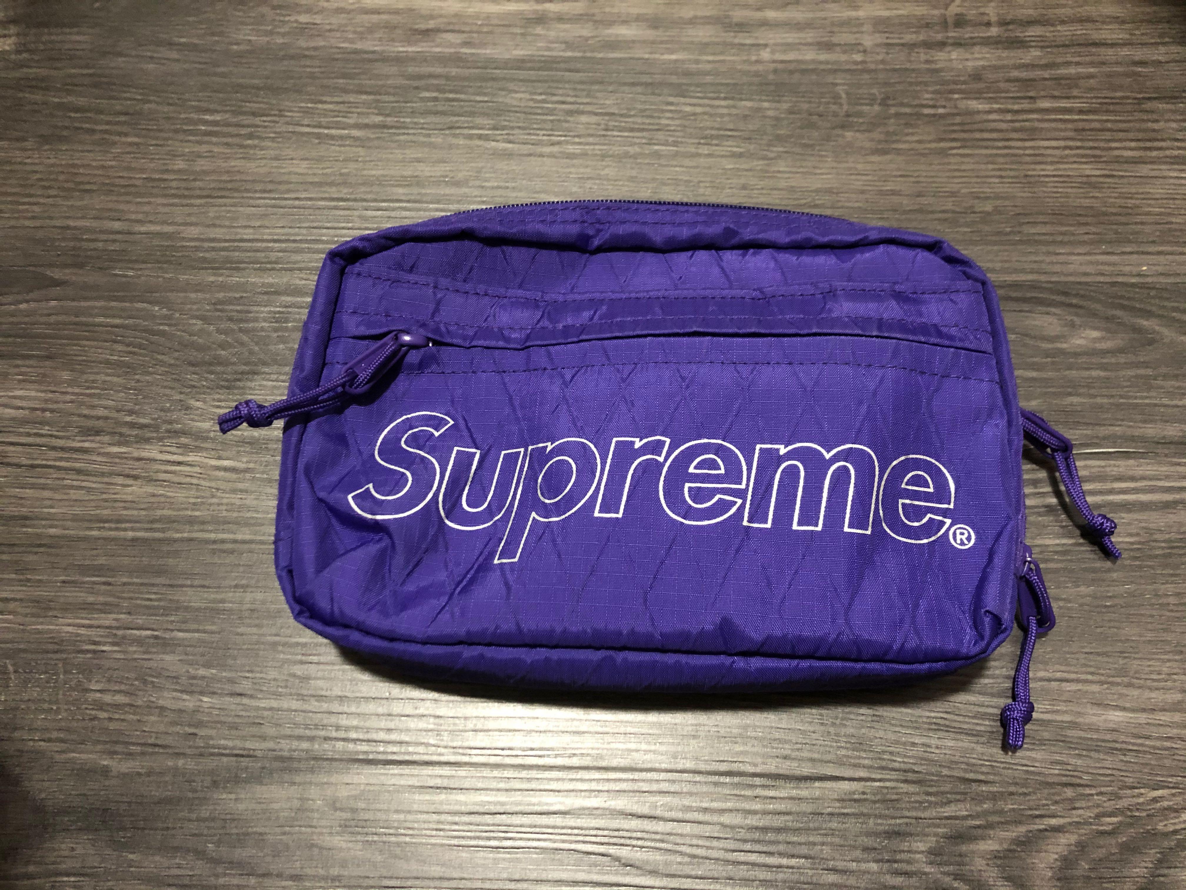 Supreme shoulder bag deals fw18 on body
