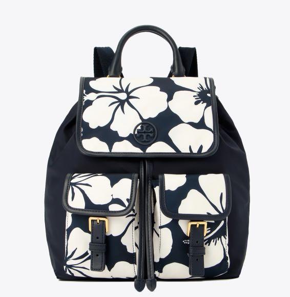 Perry nylon new arrivals printed flap backpack