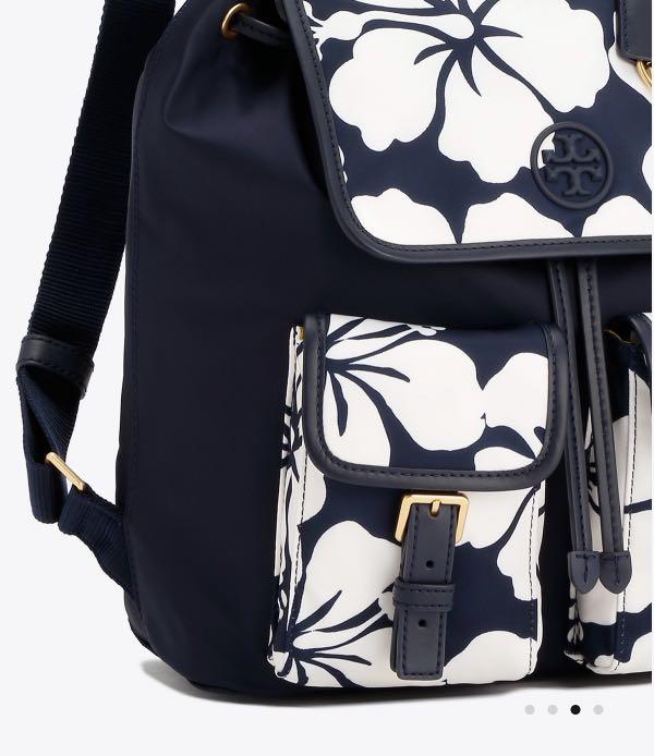 Perry Nylon Printed Flap Backpack 2024 www.alhudapk