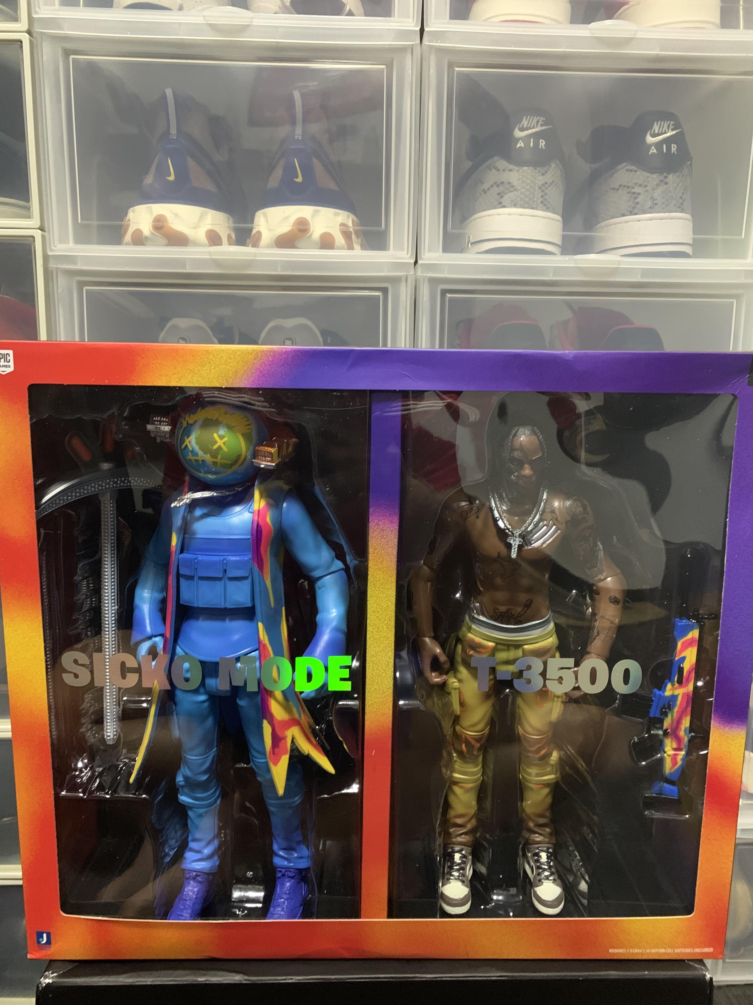 TRAVIS SCOTT CACTUS JACK FORTNITE 12” ACTION FIGURE DUO SET