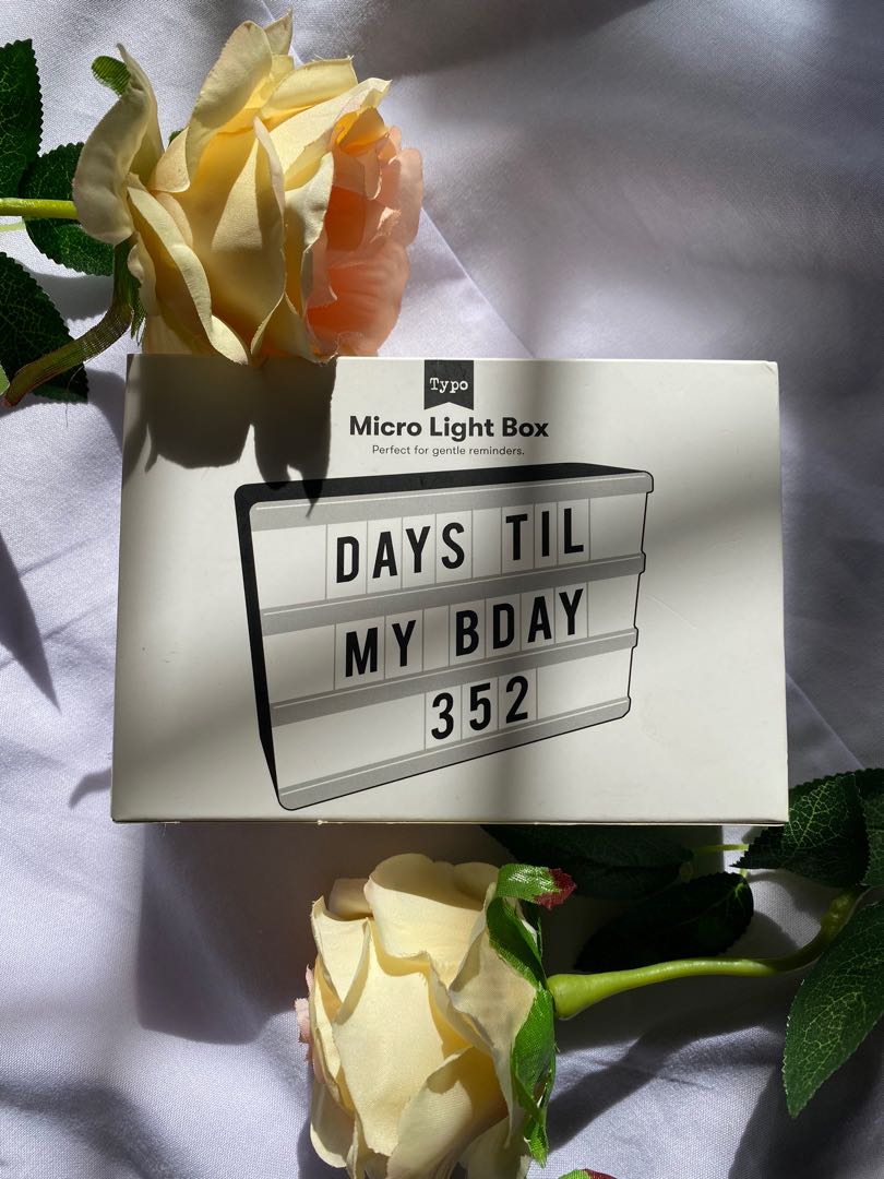 typo light box, Babies & Kids, Baby Nursery & Kids Furniture, Nursery