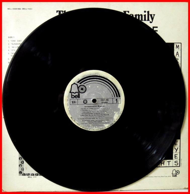 Used Vinyl LP Record > Partridge Family Crossword puzzle, Hobbies & Toys, Music & Media, CDs