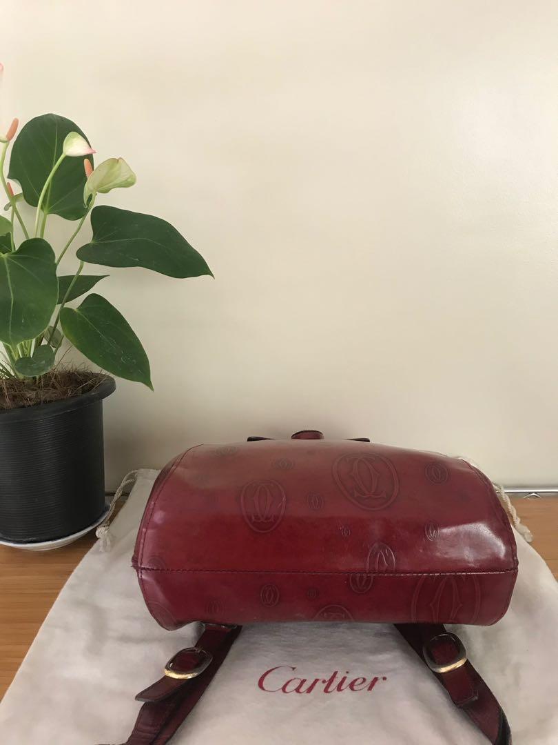Vintage Cartier Happy Birthday backpack bag, Luxury, Bags & Wallets on