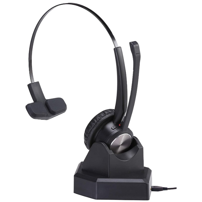 telephone and headset