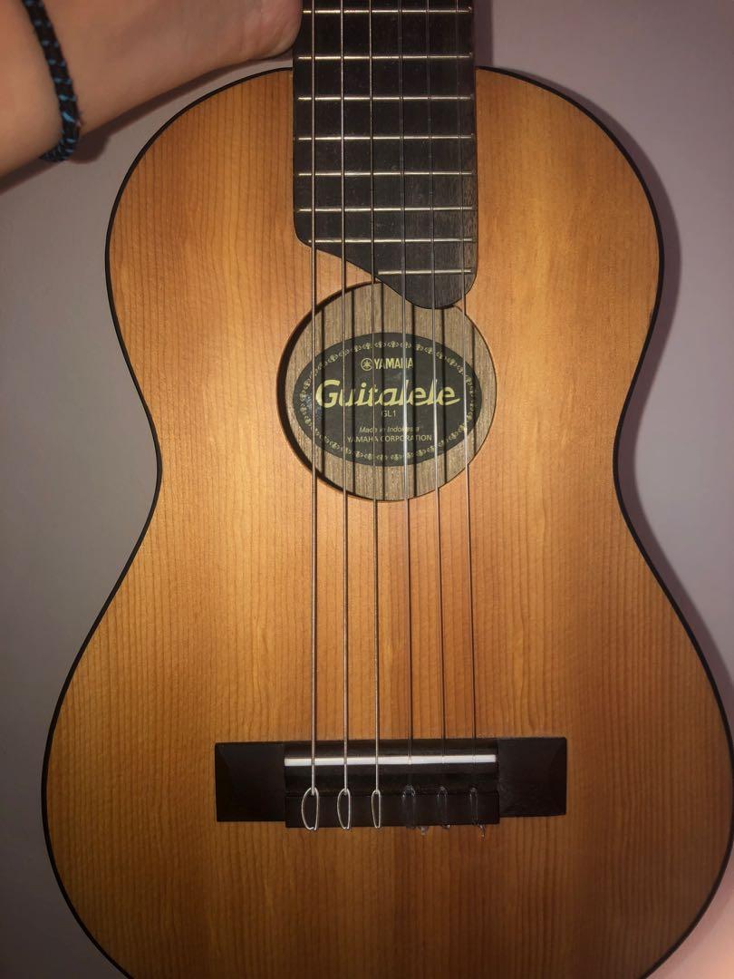 Yamaha Guitalele (Category: Musical Instruments) located in Muntinlupa City. Submitted by geepee21 (Listing ID 1054287215, Image 2). Description: Original Yamaha Guitalele (Guitar x Ukelele) bought April 2019. ₱9,999 in lyric_shop in Shopee Still in great condition, barely used. .